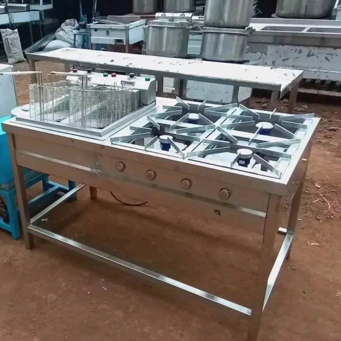 Combined gas cooker